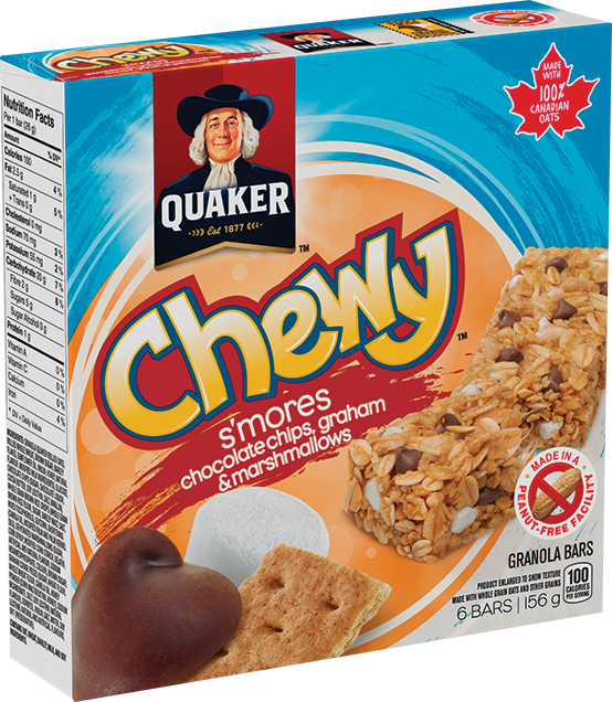 Quaker Chewy® S'mores Granola Bars - Chewy S Mores Granola Bars (554x636), Png Download