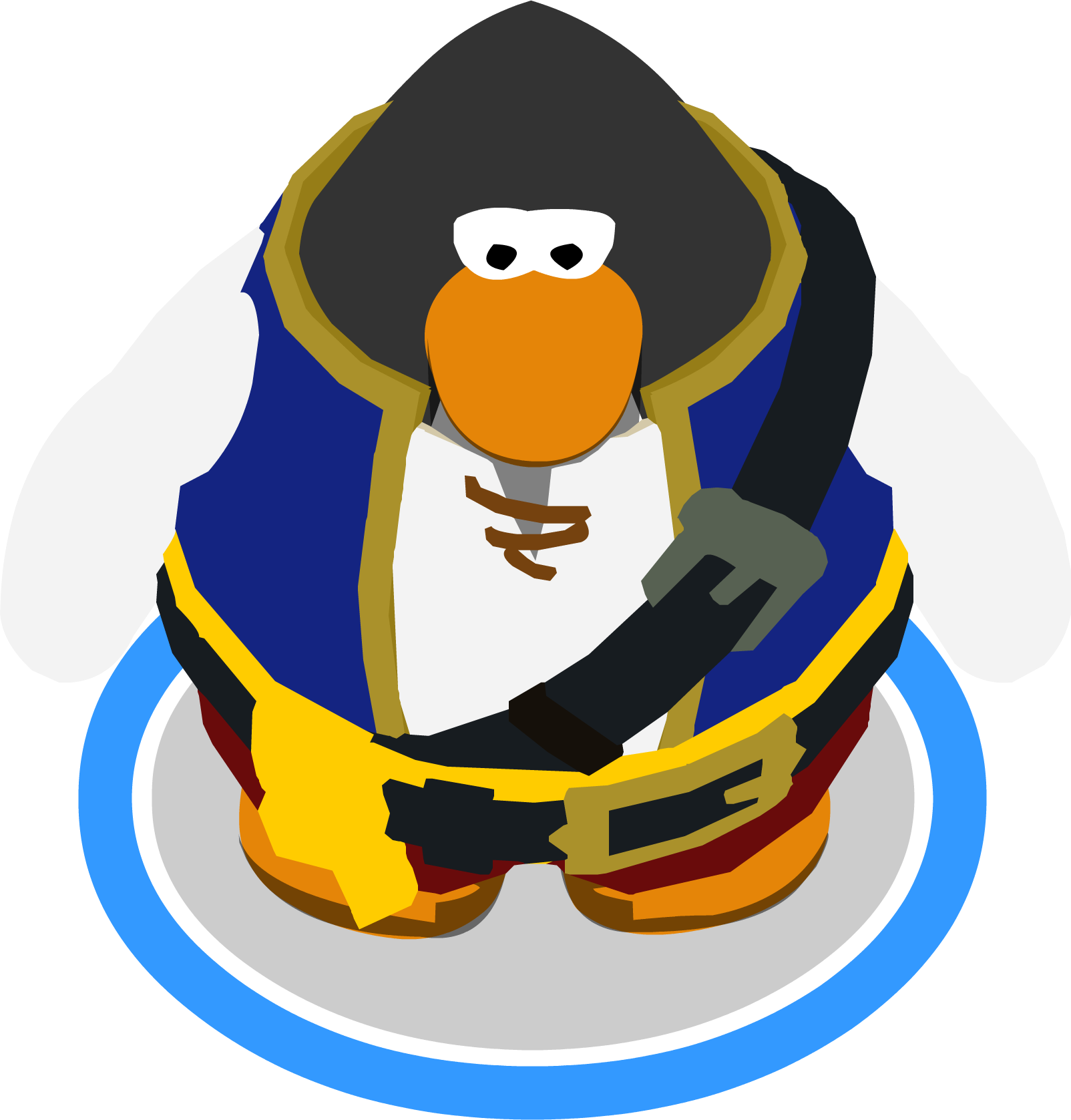 Png - Club Penguin Ninja (1604x1677), Png Download