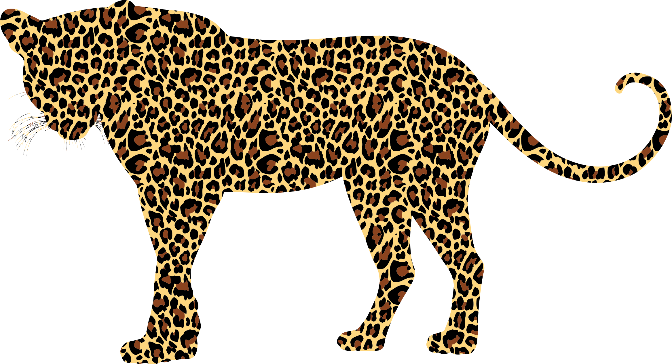 Leopard, Big Cat, Feline, Animal - เสือดาว Png (626x340), Png Download