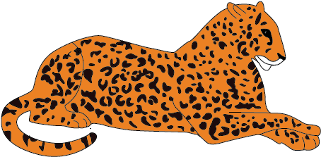 Free Download Cheetah Clipart Cheetah Jaguar Felidae - Leopard Cartoon Png Transparent (508x508), Png Download