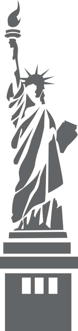 Statue Of Liberty Ny Clipart - Statue Of Liberty Drawing Small (256x1087), Png Download