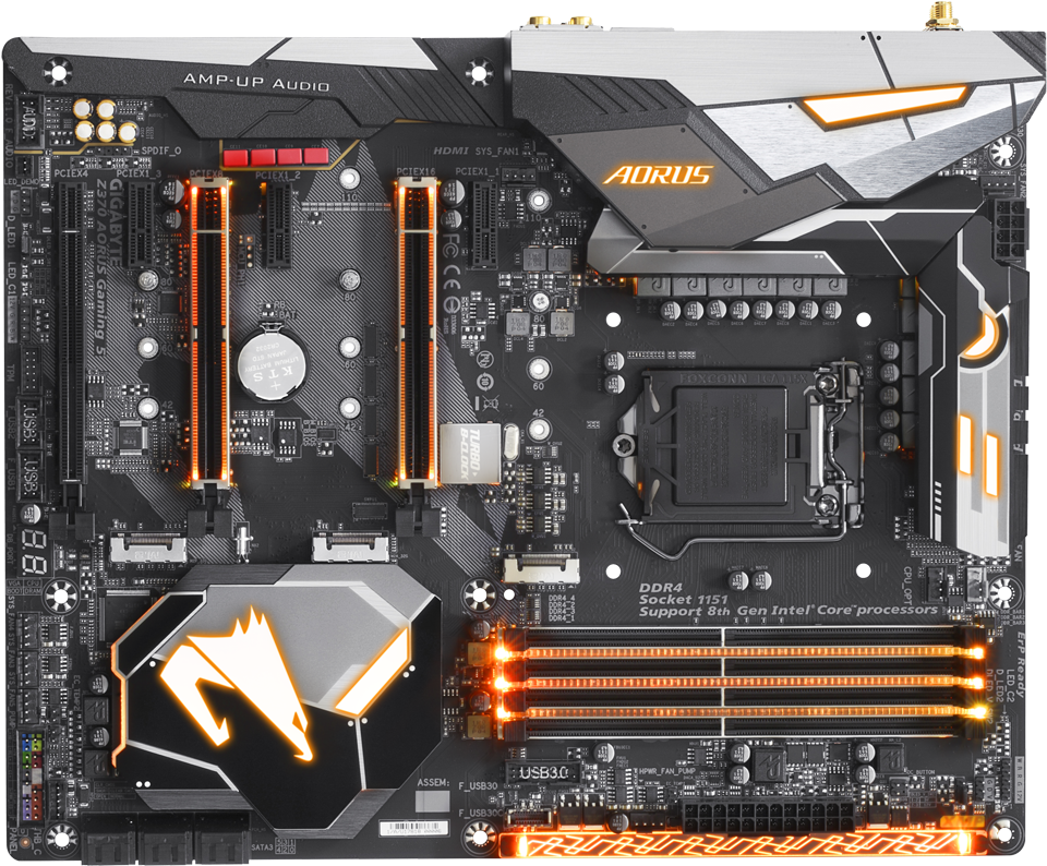 2017092516005759 Src - Gigabyte Z370 Aorus Gaming 5 (1000x1000), Png Download