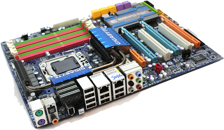 Motherboard Defines The Types Of System By Defining - Motherboard Gigabyte Core I7 (740x430), Png Download