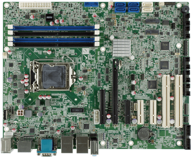 Imba-q370 Atx Motherboard Supports Intel Processor - Motherboard (400x325), Png Download