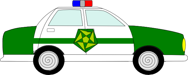 Police Clipart Light Bar - Car (600x240), Png Download