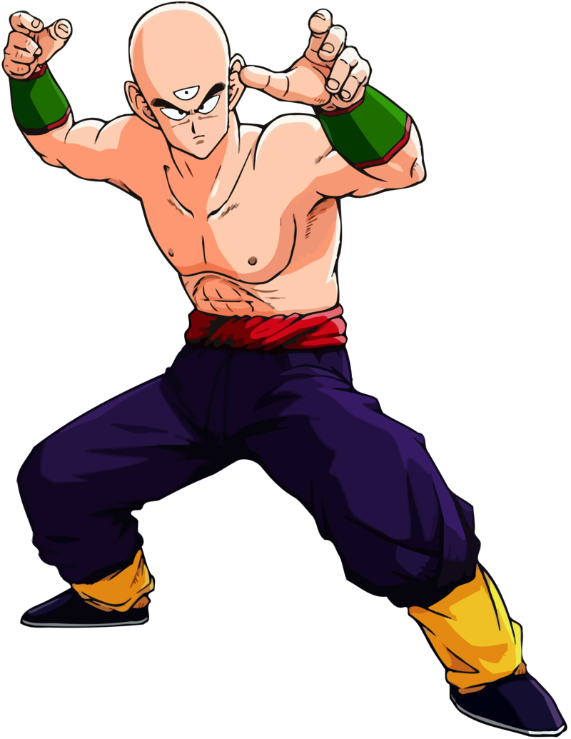 Tien Shinhan Psd61203 - Tenshinhan Dragon Ball Png (800x1035), Png Download