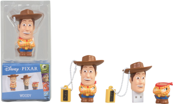 Tribe Pixar Woody 16gb - Toy Story 16gb Woody Usb Drive (350x350), Png Download
