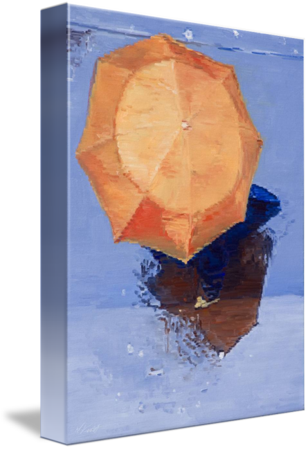 Go To Image - Gallery-wrapped Canvas Art Print 11 X 15 Entitled Orange (445x650), Png Download