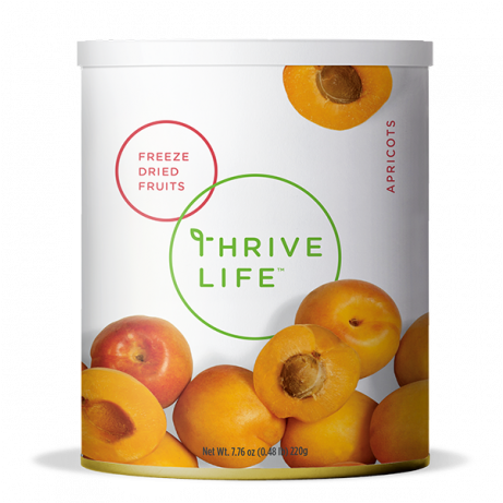 Apricot - Freeze Dried - Thrive Life Foods Can (736x460), Png Download