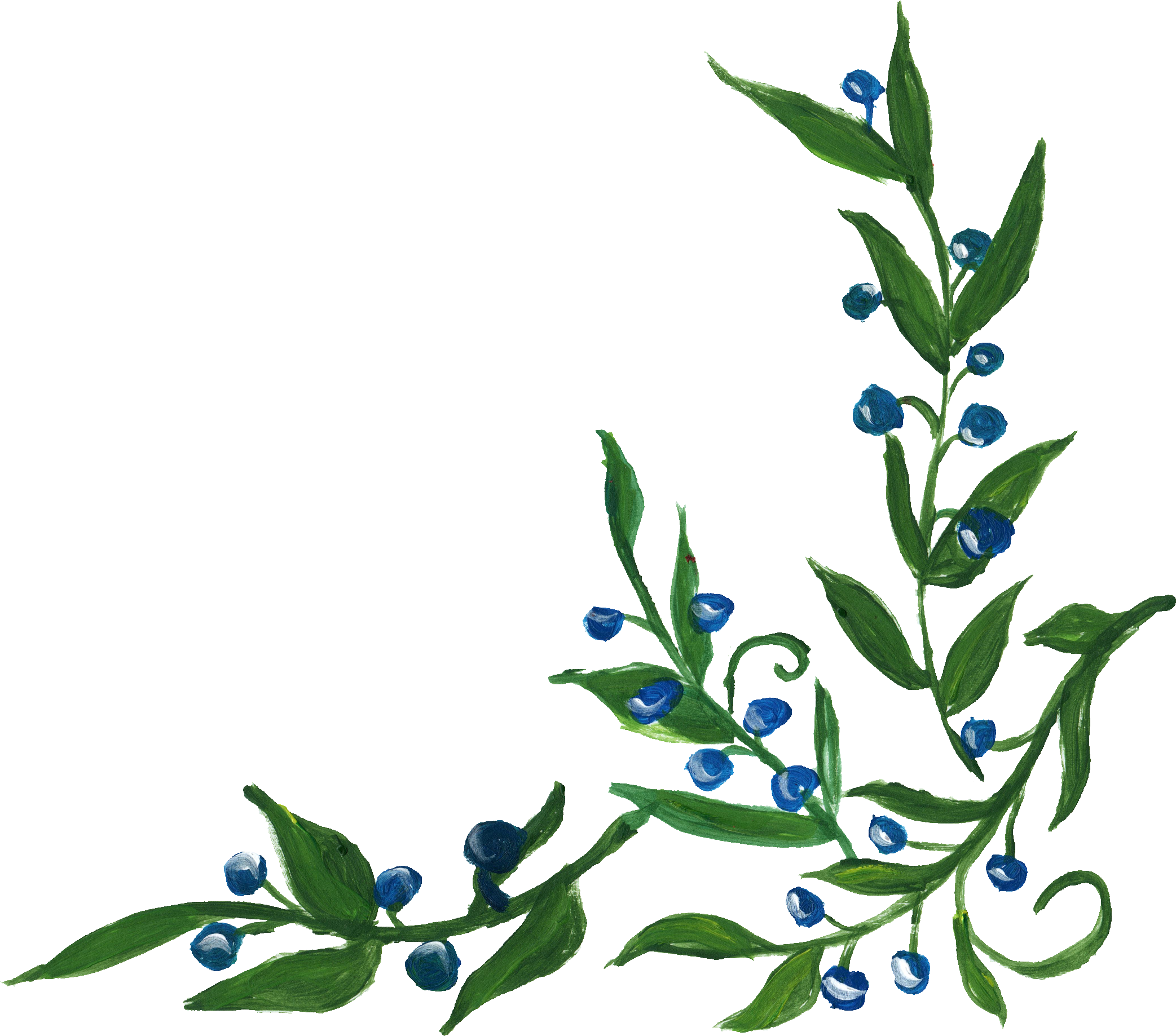 Flower Corner Design Png - Png Free Transparent Flower Corner (2085x1838), Png Download