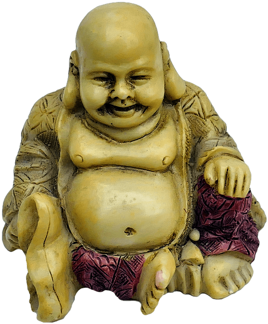 Fat Buddha - Transparent Buddha Statue (621x720), Png Download