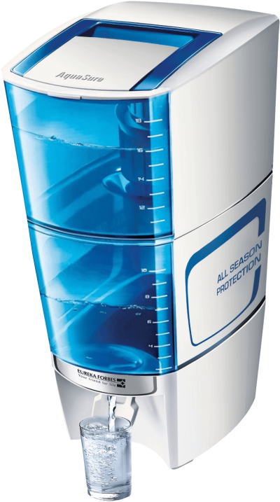 Free Png Water Purifier With Glass Png Images Transparent - Eureka Forbes Aquasure Amrit 20 Litre Water Purifier (480x757), Png Download