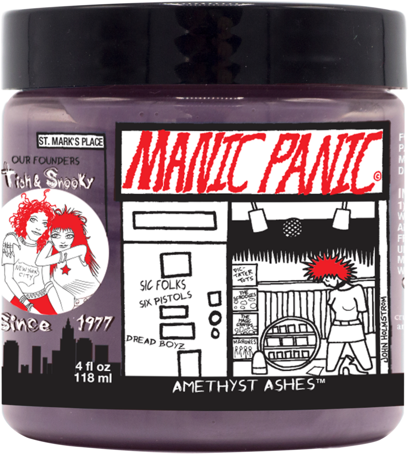Classic Hair Color Amethyst Ashes® - Manic Panic Amethyst Ashes (1024x1024), Png Download