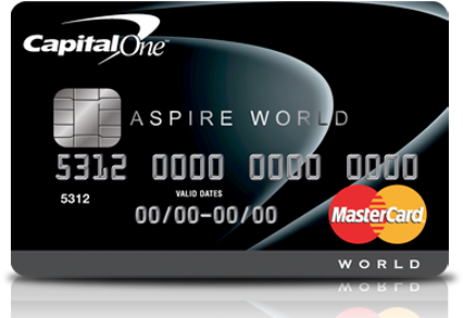 Capital One Aspire Cash Platinum Mastercard - Capital One (433x292), Png Download