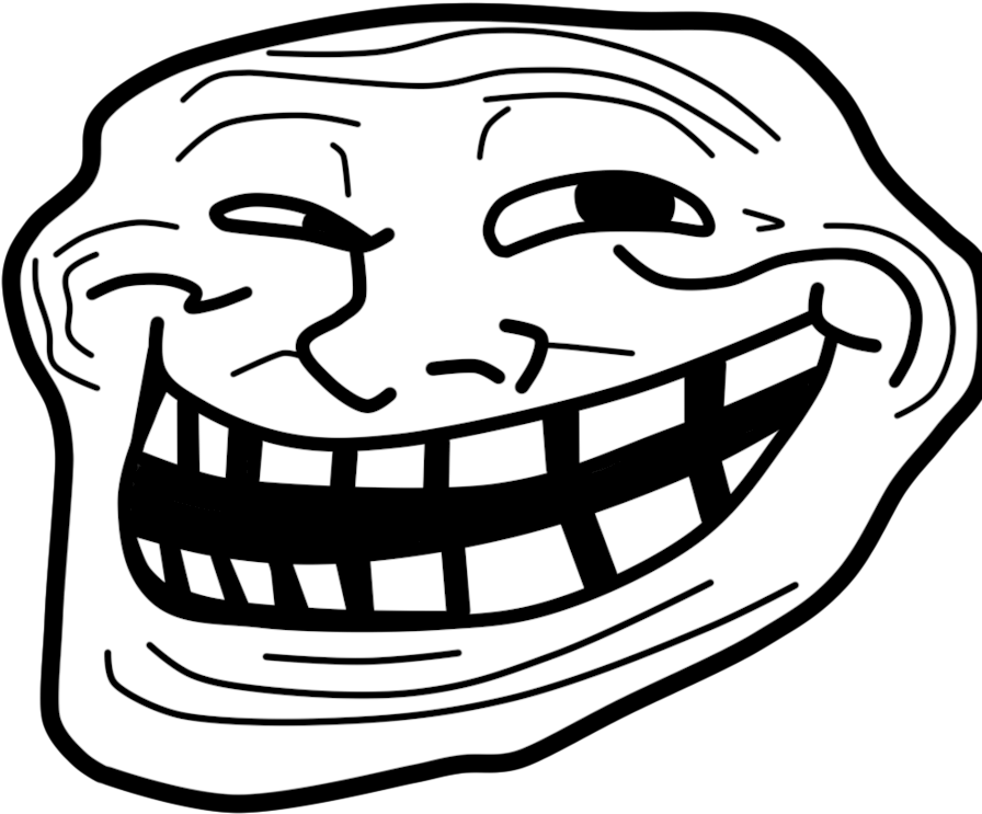 Picture Black And White Download Transparent Png Pictures - Troll Face Png (900x900), Png Download