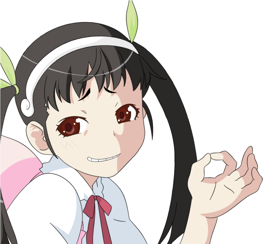 Meme Oshino, Mayoi Hachikuji, - Anime Emojis For Discord (730x671), Png Download