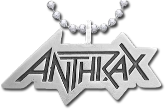 Anthrax Sterling Silver Pendant & Chain - Silver (500x630), Png Download