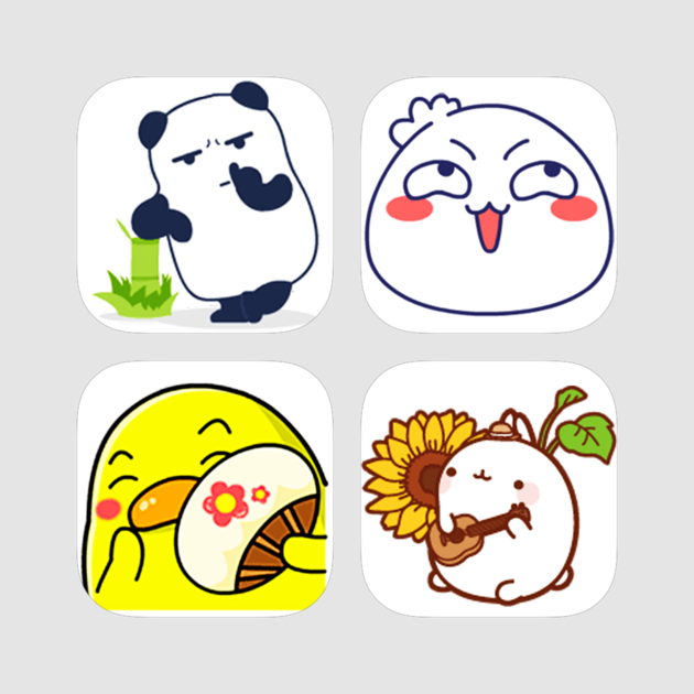 Animal Sticker Pack (630x630), Png Download
