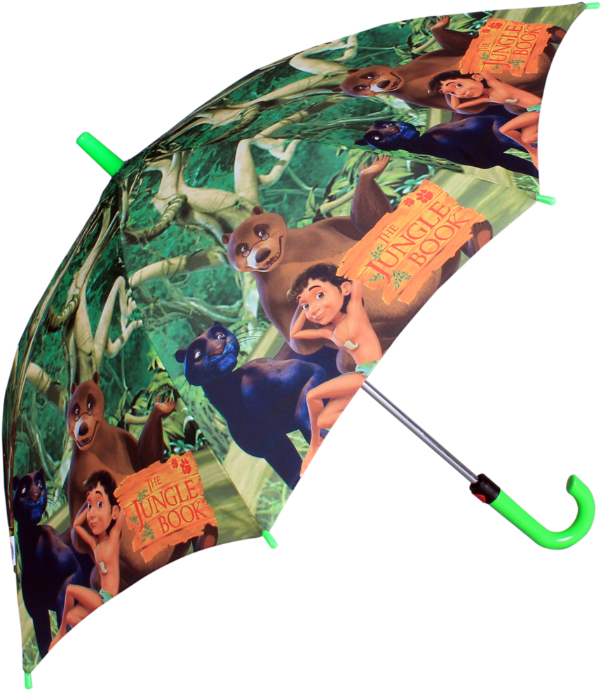 Johns Umbrella Jungle Book Umbrella- - Umbrella (925x1024), Png Download