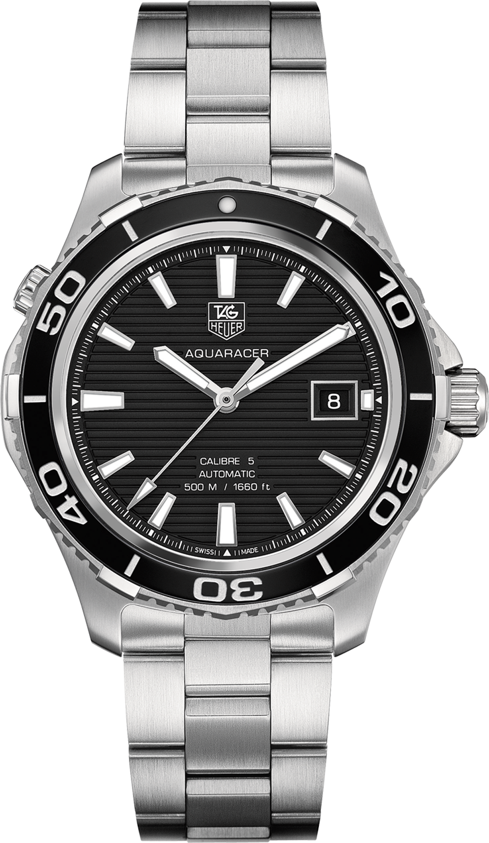Tag Heuer Wak2110 - Tag Heuer Aquaracer Wak2111.ba0830 (1000x1722), Png Download