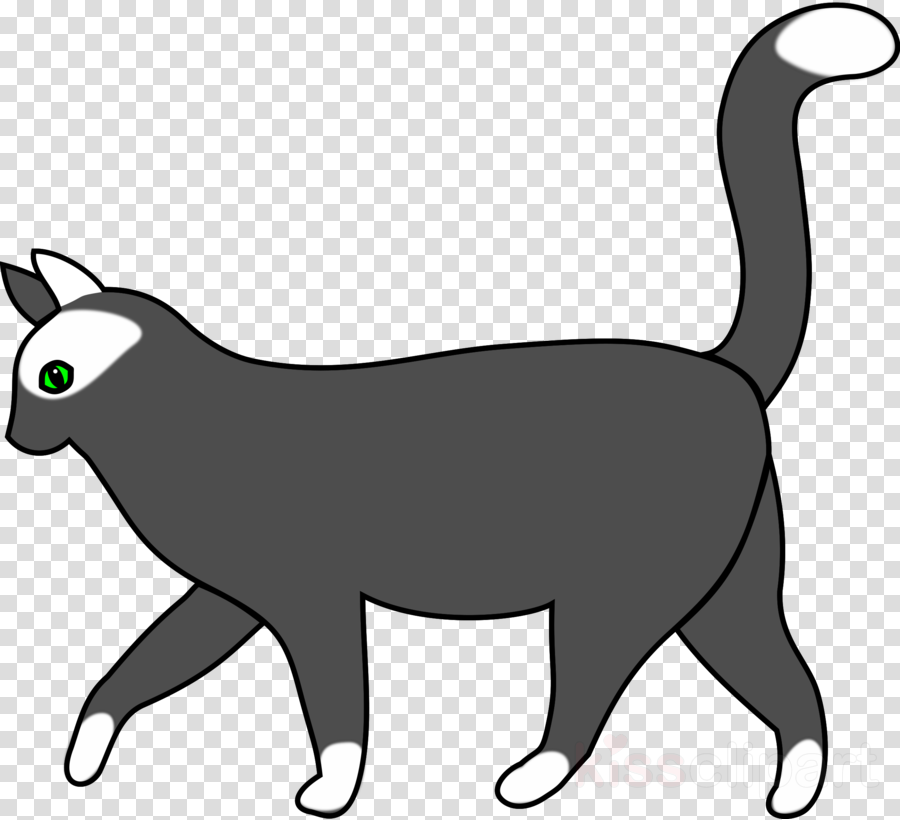 Cat Walking Clipart Cat Kitten Clip Art - Rick And Morty Png (900x820), Png Download