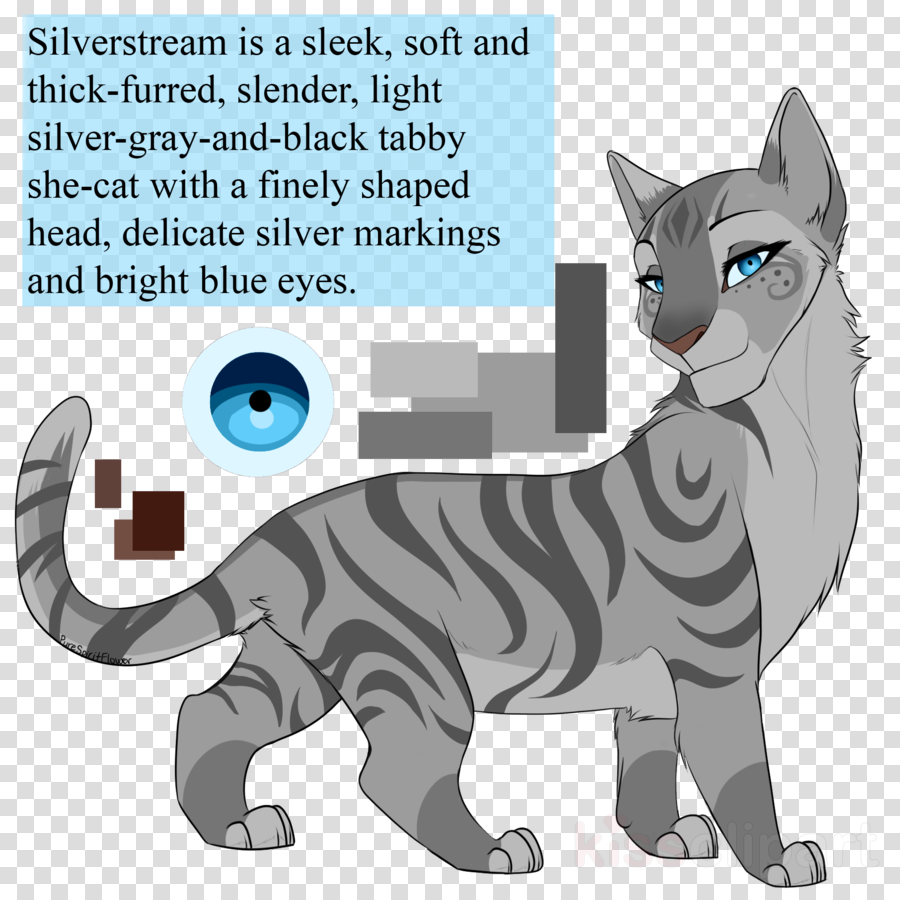Silverstream Warriors Clipart The Lost Warrior Fire - Silver Stream The Warrior Cat (900x900), Png Download