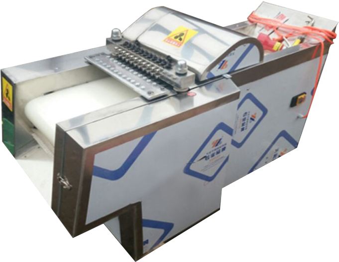 Stainless Steel 304 Automatic Frozen Chicken Meat Processing - Meat (730x664), Png Download