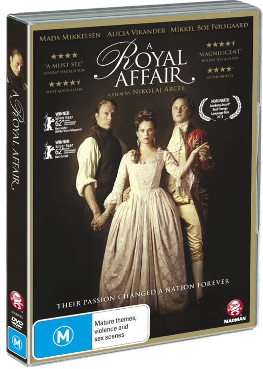 A Royal Affair - Caroline Matilda And Johann Struensee (516x724), Png Download