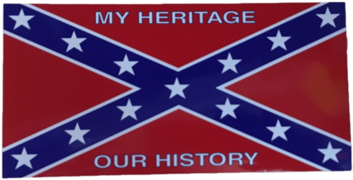 Confederate Flag "my Heritage Our History" Sticker - Dixieland (720x720), Png Download