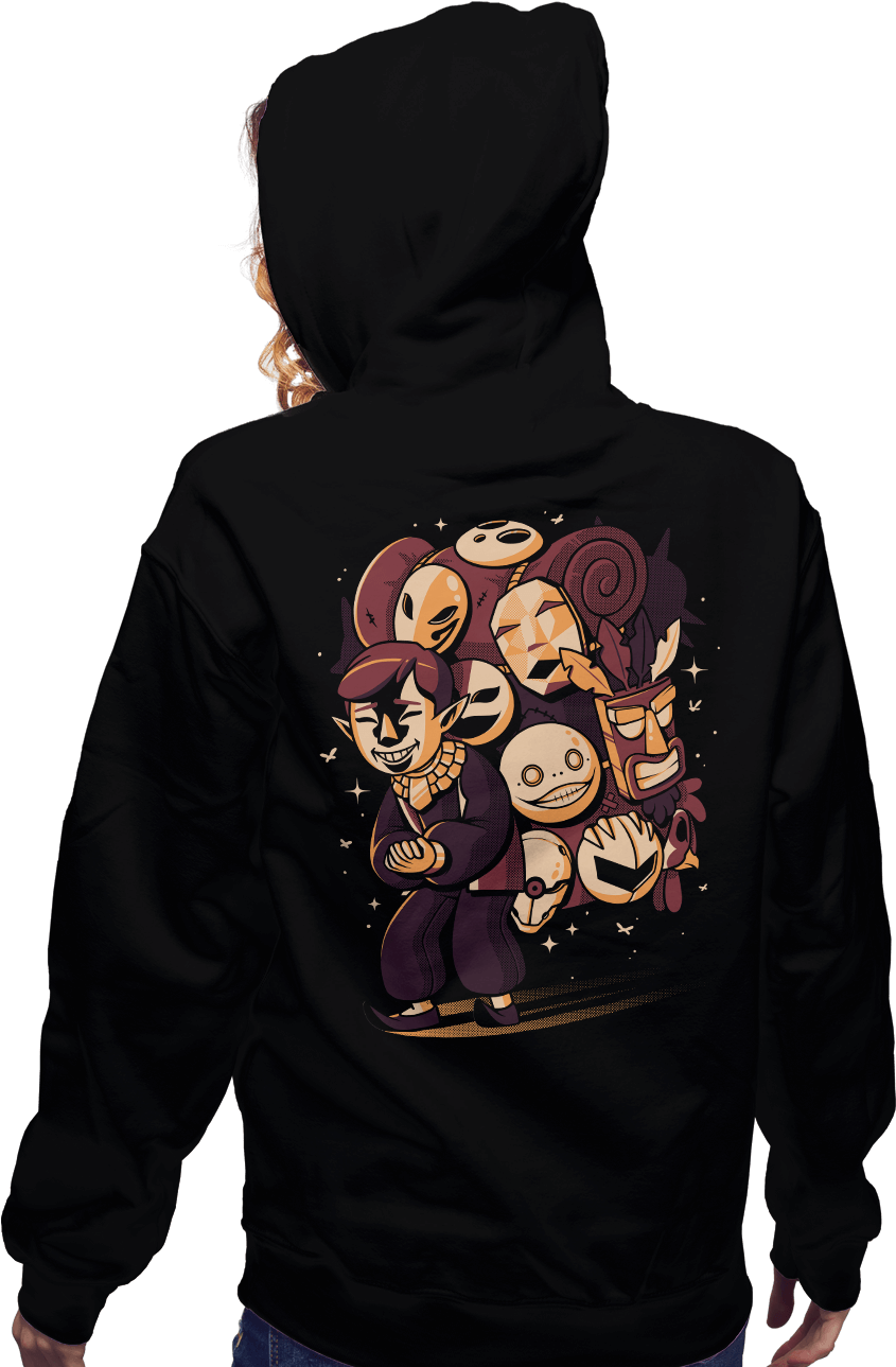 Mask Salesman - Sweatshirt (930x1294), Png Download