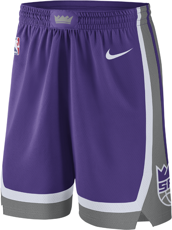Sacramento Kings Nike Icon Edition Swingman Men's Nba - Sacramento Kings Shorts (1000x1000), Png Download
