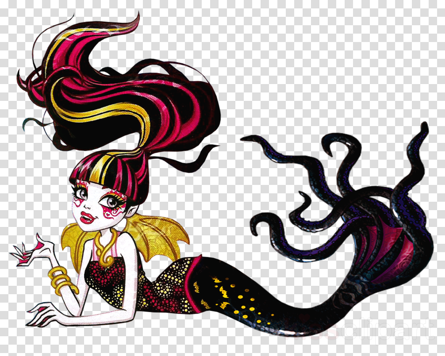Draculaura Great Scarrier Reef Clipart Draculaura Monster - Monster High (900x720), Png Download