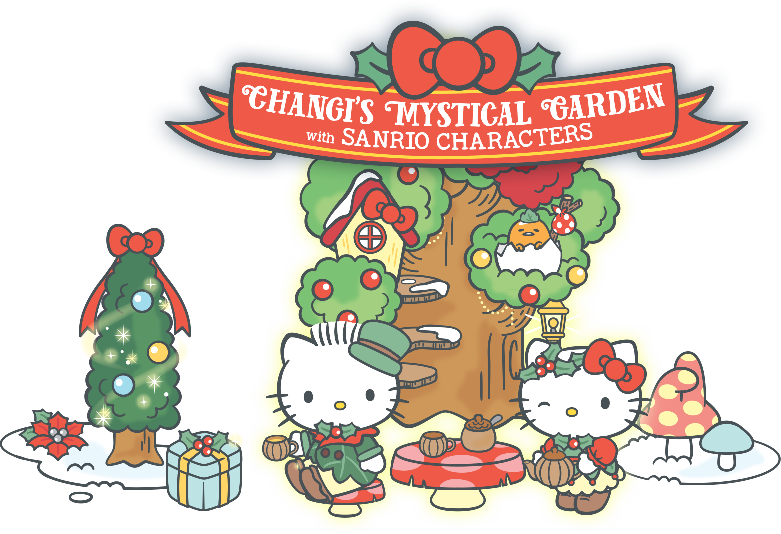 Changi's Mystical Garden - Changi Mystical Garden (1564x1070), Png Download