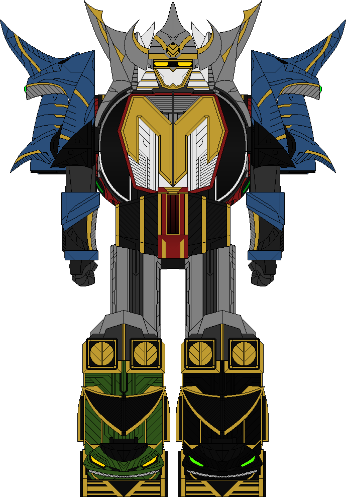 Megalodon Megazord - Wiki (689x989), Png Download