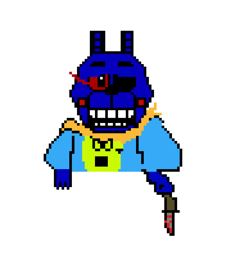 Minecraft Sister Location Disblelief Bon Bon Sprite - Minecraft Sprite (970x1030), Png Download