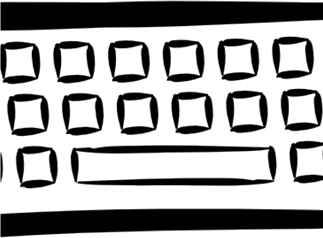 Keyboard Vector Png (640x480), Png Download