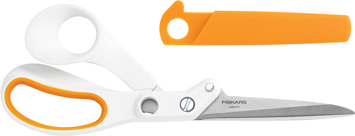 Amplify™ Mixed Media Shears / Products - Fiskars Amplify 8 Shears Multi (1200x957), Png Download