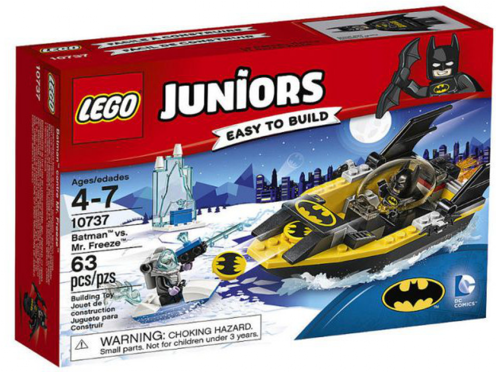 Freeze - Lego Juniors Batman Vs. Mr. Freeze (10737) (980x980), Png Download