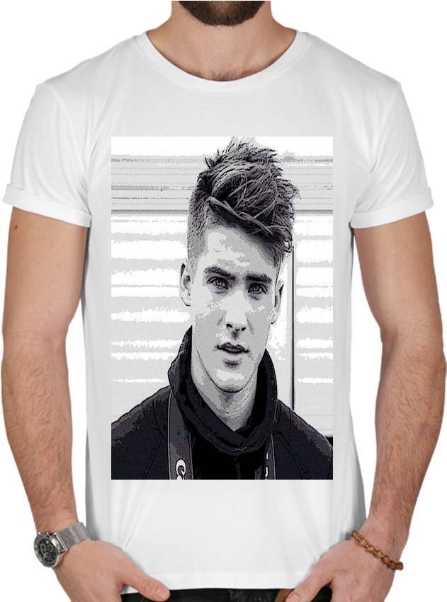 T-shirt Homme 180g Cody Christian Par Mariposa7 - T-shirt (690x850), Png Download