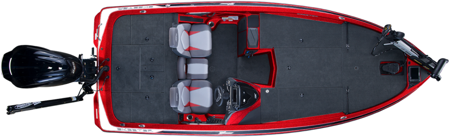 2017 Zx225 - Bass Boat (900x381), Png Download