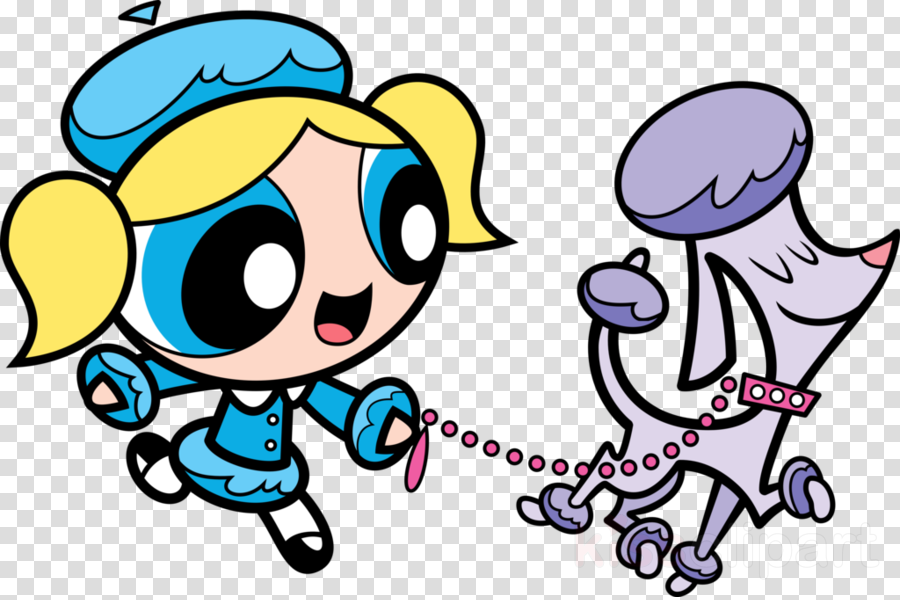 Powerpuff Girls Bubbles Clipart Poodle Blossom, Bubbles, - Powerpuff Girls Bubbles And Dogs (900x600), Png Download