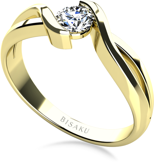 This Model Is Charming With Its Original Ring Circle - Engagement Ring (800x800), Png Download