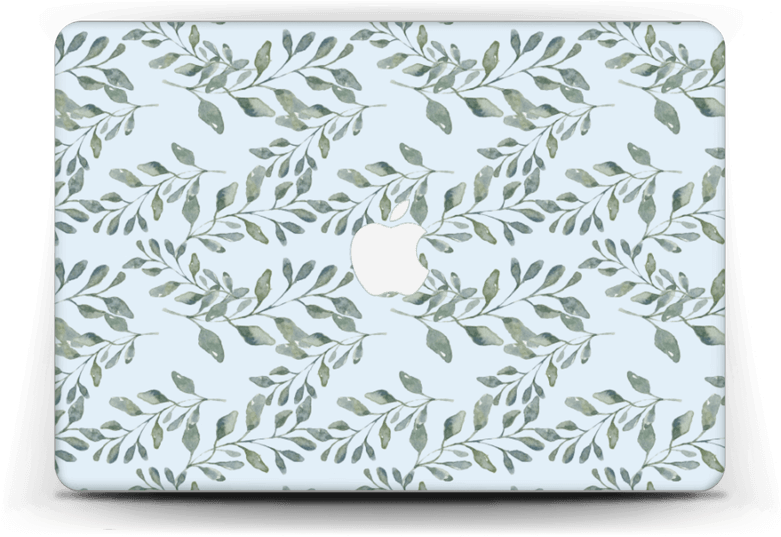 Pattern With Leaf (800x562), Png Download