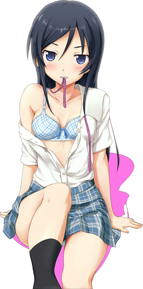 Kawaiiasfuck - Oreimo Ecchi Sexy (493x992), Png Download