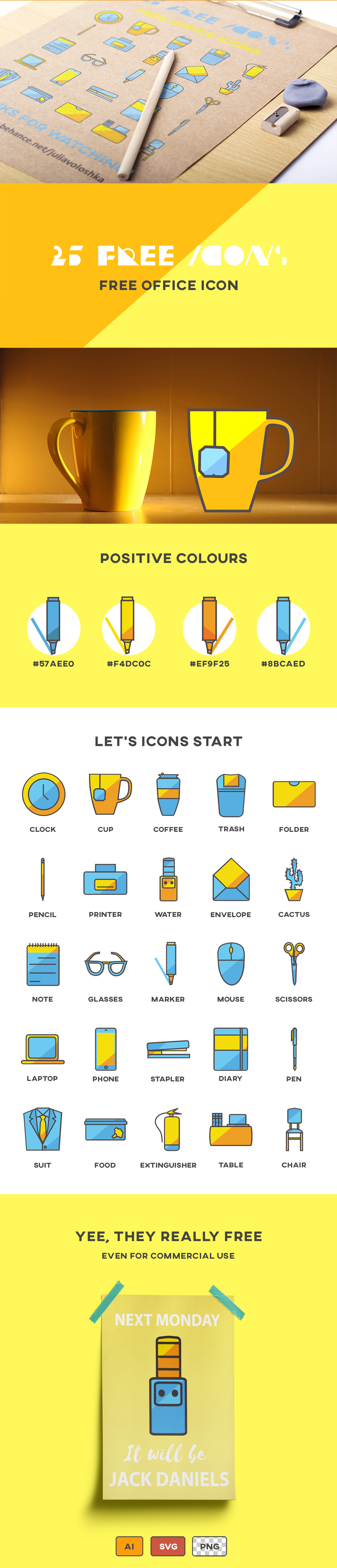 25 Business And Office Vector Icon Set, Ai, Svg, Png - Electric Blue (1400x6509), Png Download
