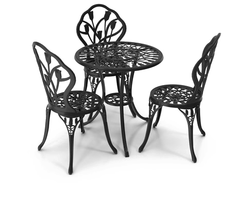 Patio Set Png Free Download - Table Chair Set In Png (600x600), Png Download