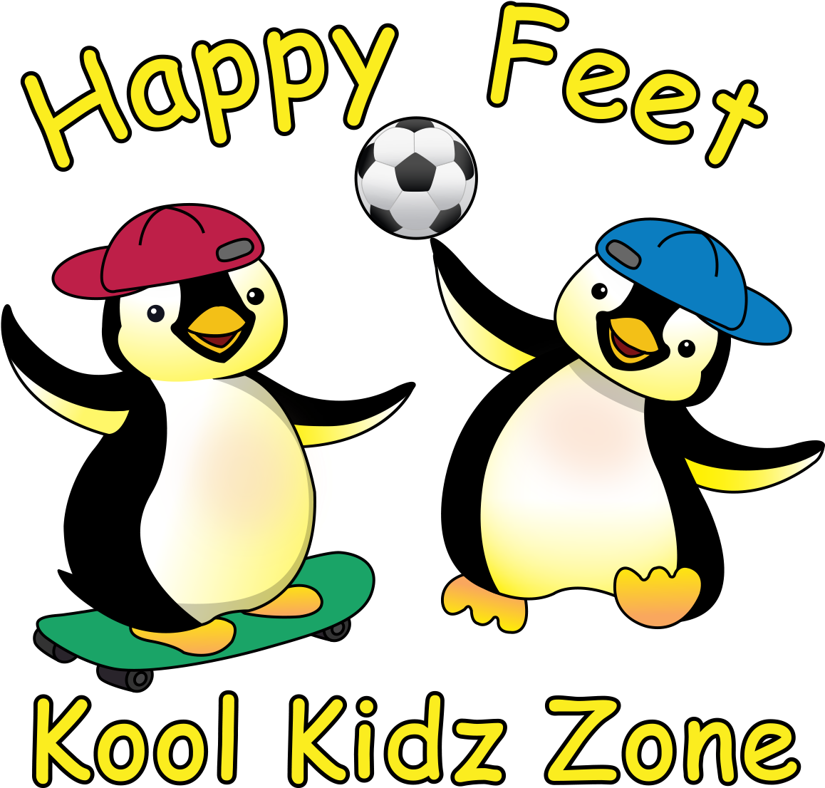 Bothwell Kool Kidz Zone - Happy Feet (1168x1105), Png Download