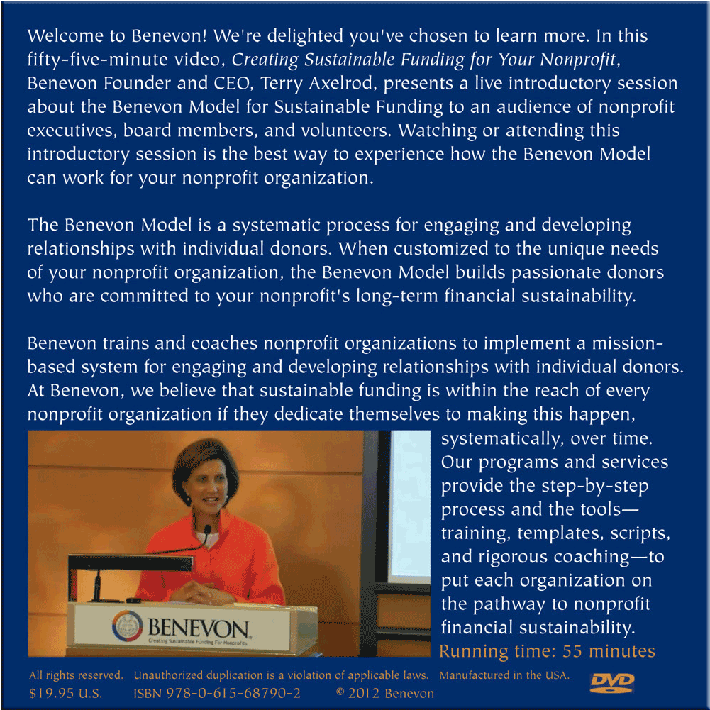 Benevon Creating Sustainable Funding For Your Nonprofit - Benevon (1333x1333), Png Download