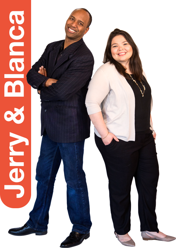 Jerry And Blanca Wgts (566x798), Png Download