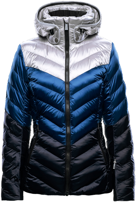 Ski Wear, Mink Fur, Fur Trim, Color Blocking, Jackets - Toni Sailer Women's Jacket Emily Splendid Fur Dark (500x726), Png Download